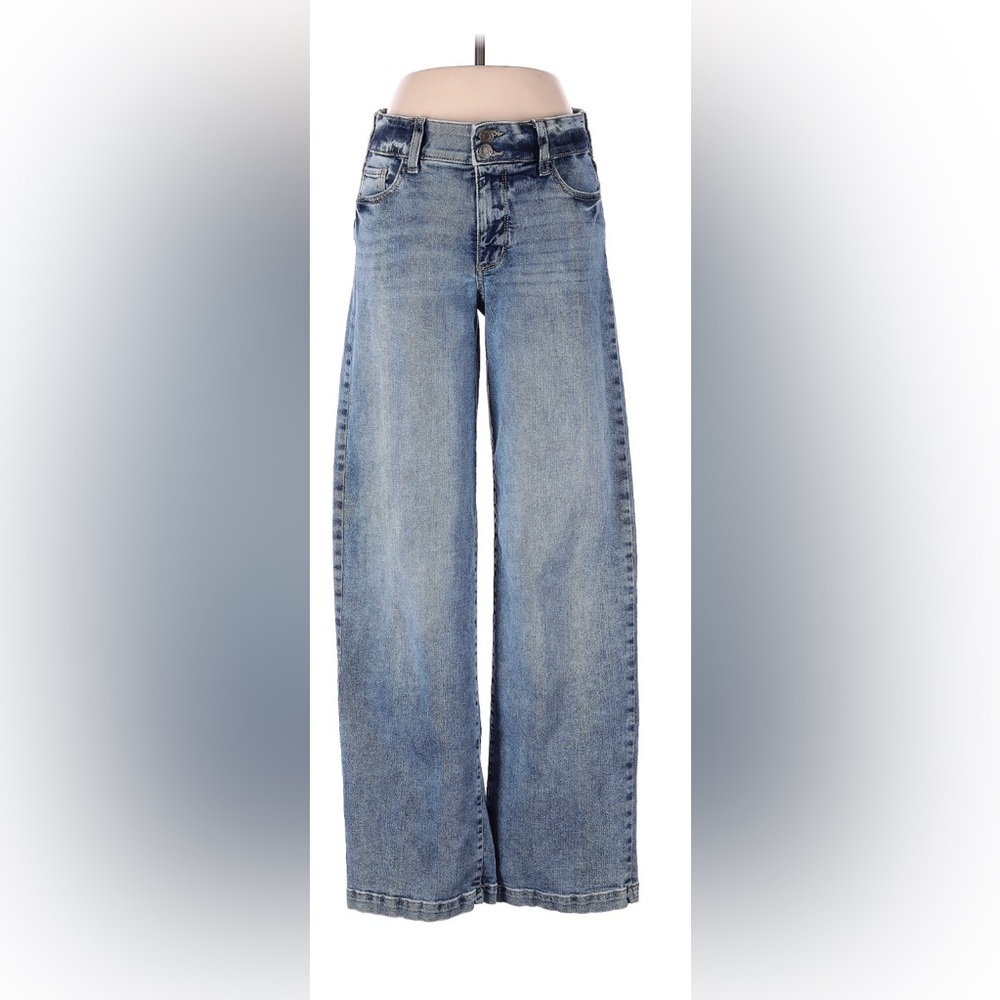 St. John’s Bay side leg denim jeans pants size 2